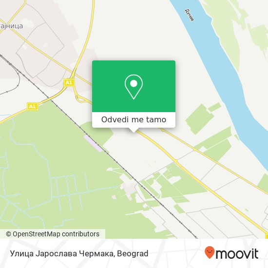 Улица Јарослава Чермака mapa