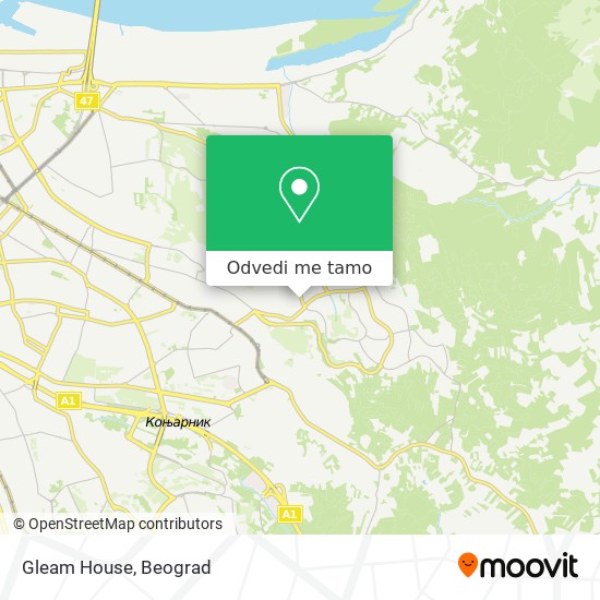 Gleam House mapa