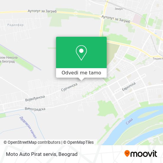 Moto Auto Pirat servis mapa