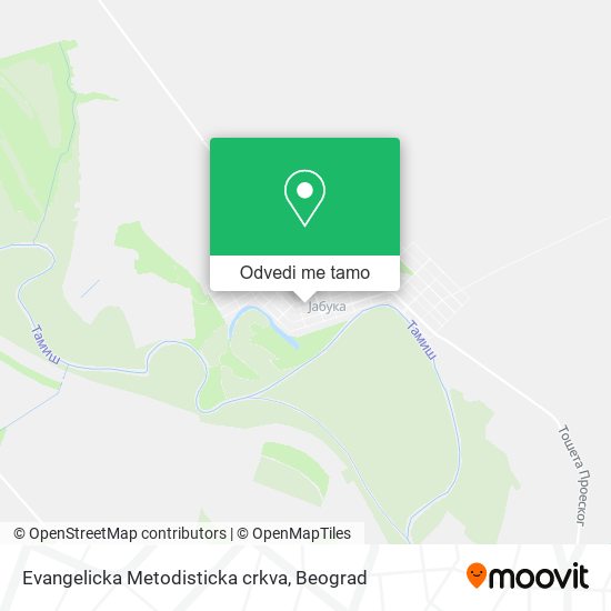 Evangelicka Metodisticka crkva mapa