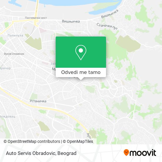 Auto Servis Obradovic mapa