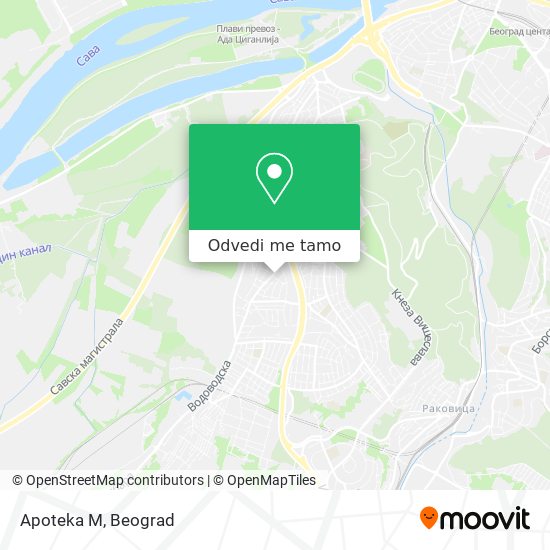 Apoteka M mapa