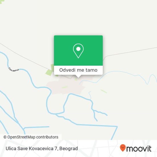 Ulica Save Kovacevica 7 mapa