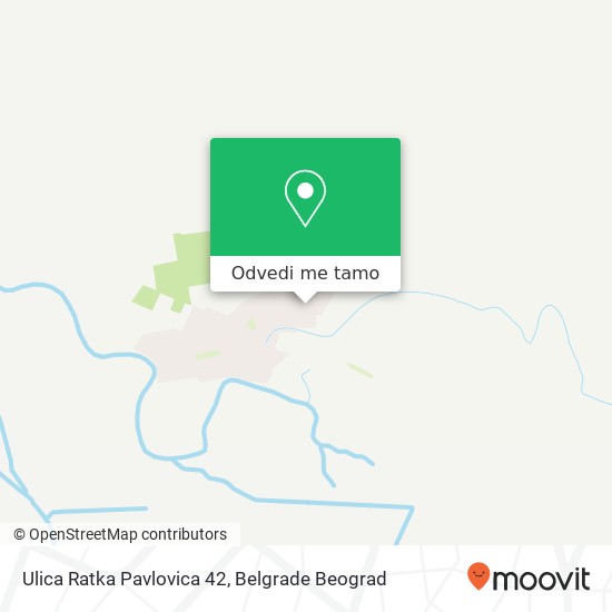 Ulica Ratka Pavlovica 42 mapa