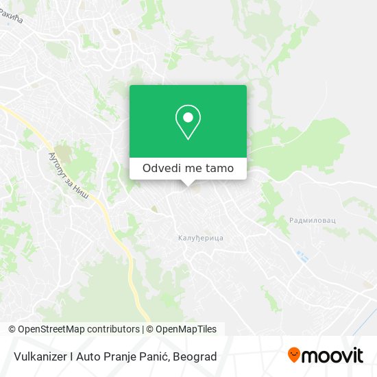 Vulkanizer I Auto Pranje Panić mapa