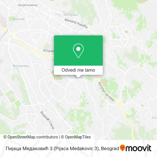 Пијаца Медаковић 3 (Pijaca Medakovic 3) mapa