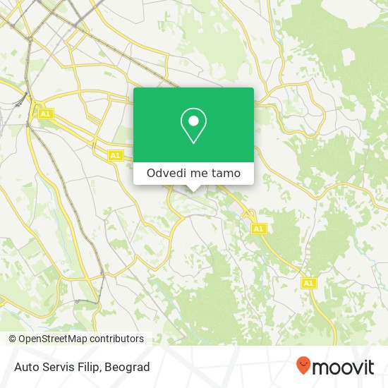 Auto Servis Filip mapa