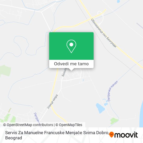 Servis Za Manuelne Francuske Menjače Svima Dobro mapa