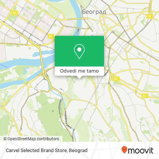 Carvel Selected Brand Store mapa