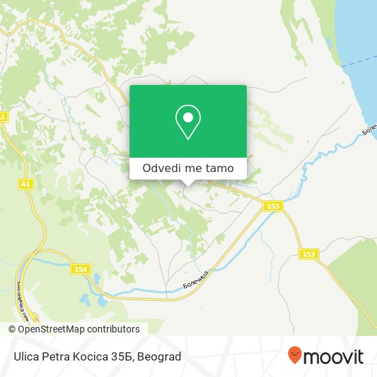 Ulica Petra Kocica 35Б mapa