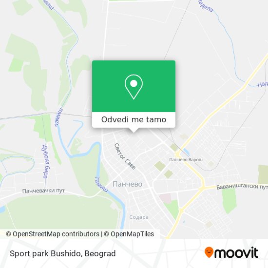 Sport park Bushido mapa