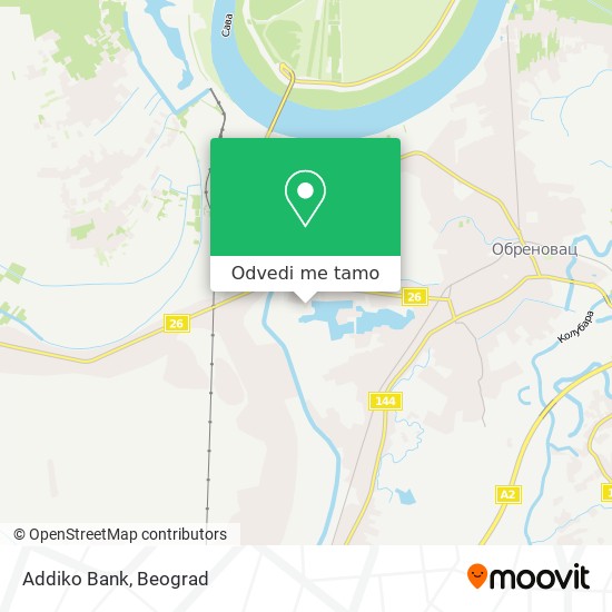 Addiko Bank mapa