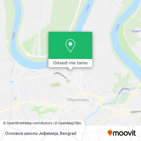 Основна школа Јефимија mapa