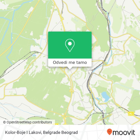 Kolor-Boje I Lakovi mapa