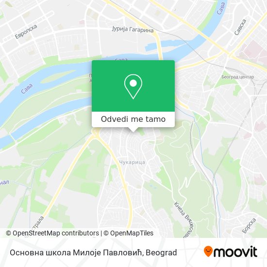 Основна школа Милоје Павловић mapa
