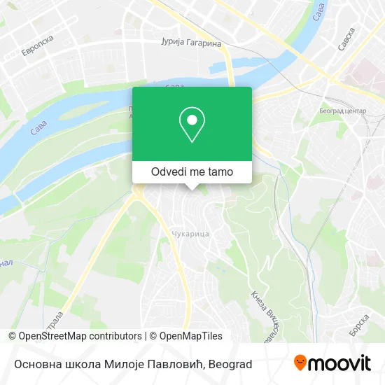 Основна школа Милоје Павловић mapa