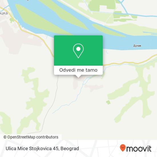 Ulica Mice Stojkovica 45 mapa