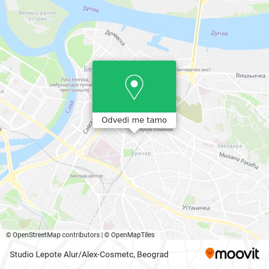Studio Lepote Alur / Alex-Cosmetc mapa
