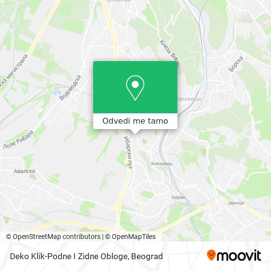 Deko Klik-Podne I Zidne Obloge mapa