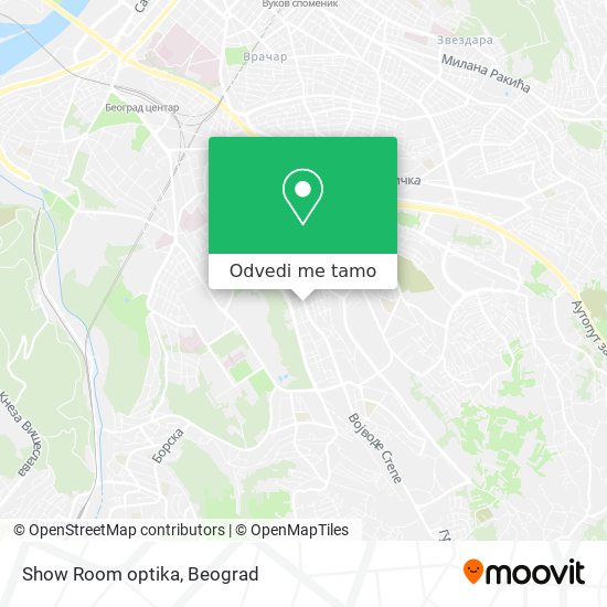 Show Room optika mapa