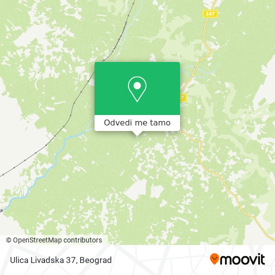 Ulica Livadska 37 mapa