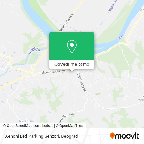 Xenoni Led Parking Senzori mapa