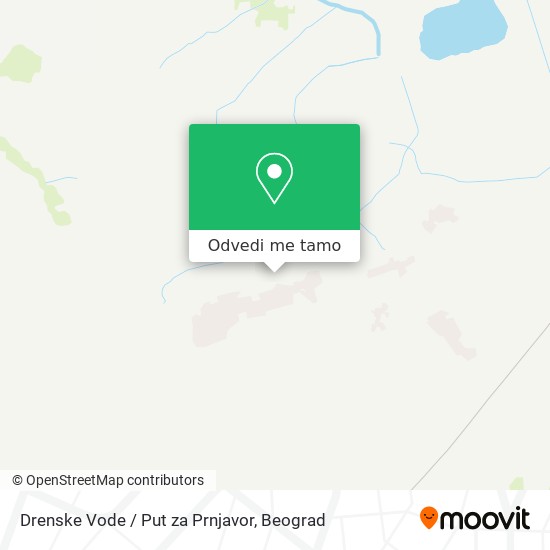 Drenske Vode / Put za Prnjavor mapa