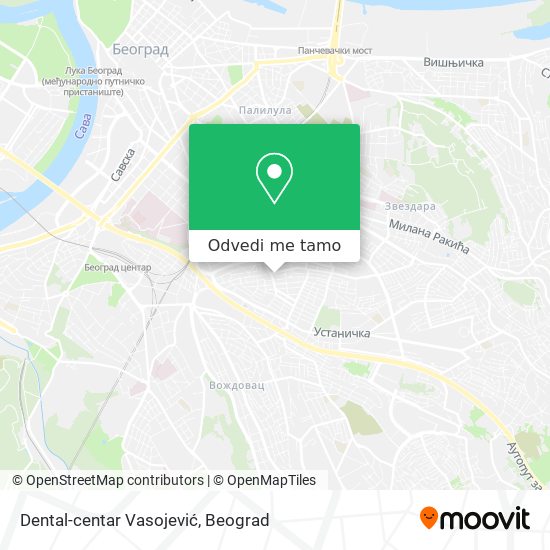 Dental-centar Vasojević mapa