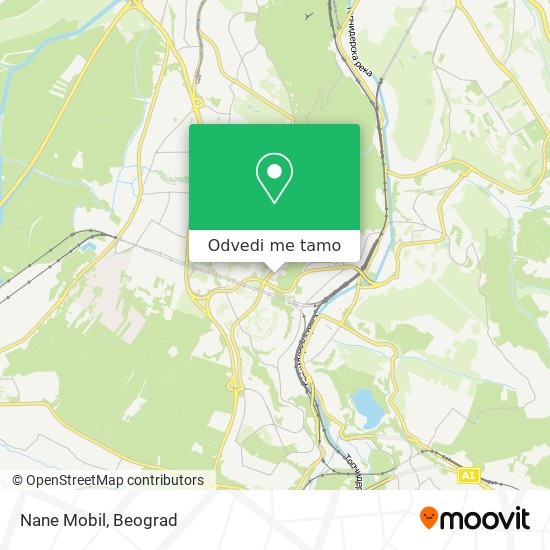 Nane Mobil mapa