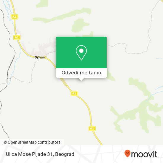 Ulica Mose Pijade 31 mapa