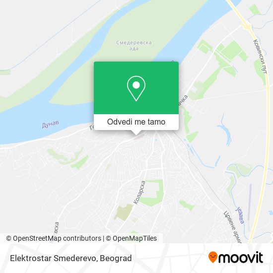 Elektrostar Smederevo mapa