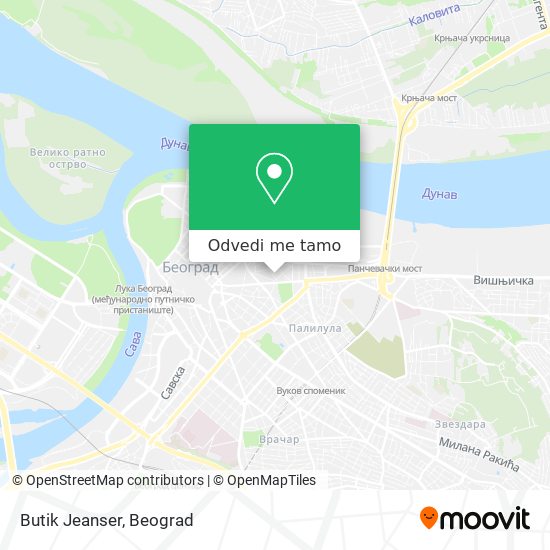 Butik Jeanser mapa