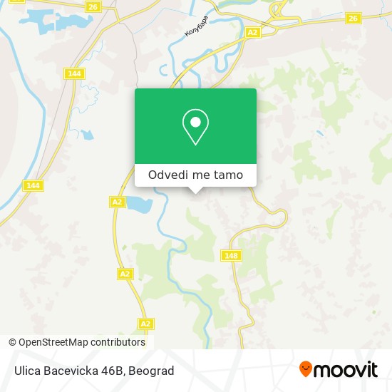 Ulica Bacevicka 46В mapa