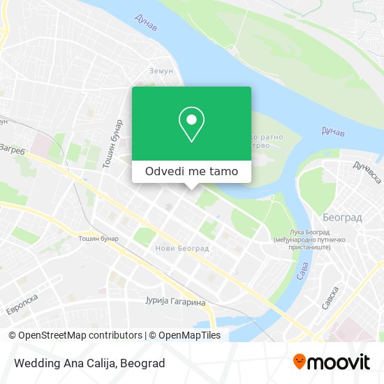 Wedding Ana Calija mapa