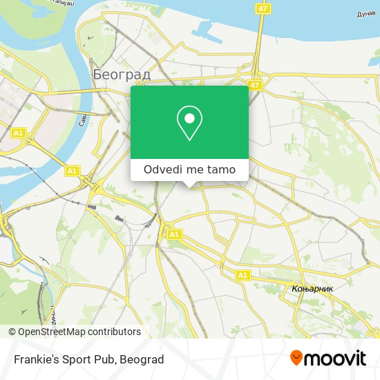 Frankie's Sport Pub mapa