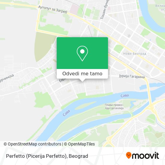 Perfetto (Picerija Perfetto) mapa