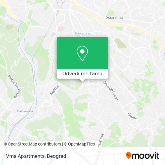 Vma Apartments mapa