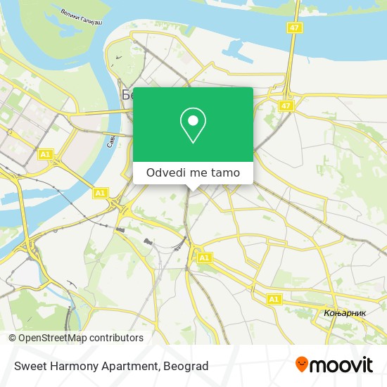 Sweet Harmony Apartment mapa