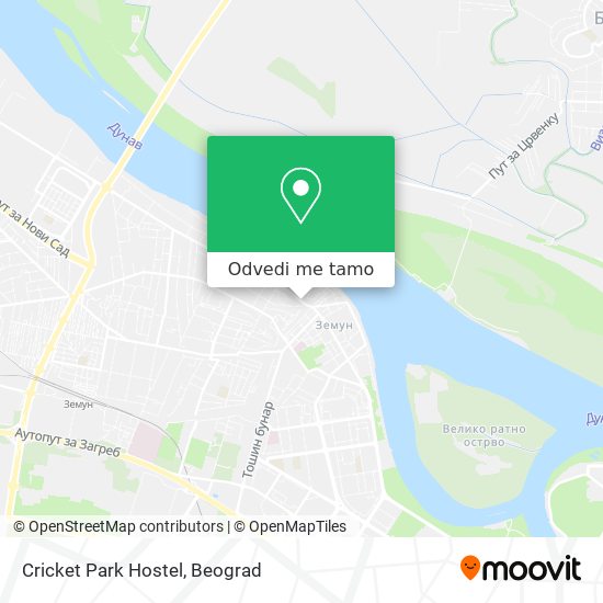 Cricket Park Hostel mapa