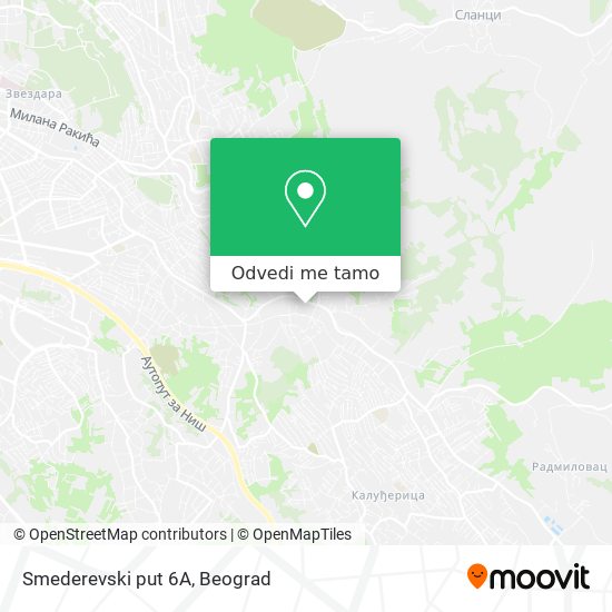 Smederevski put 6А mapa