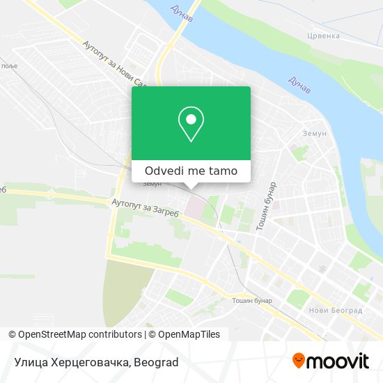 Улица Херцеговачка mapa
