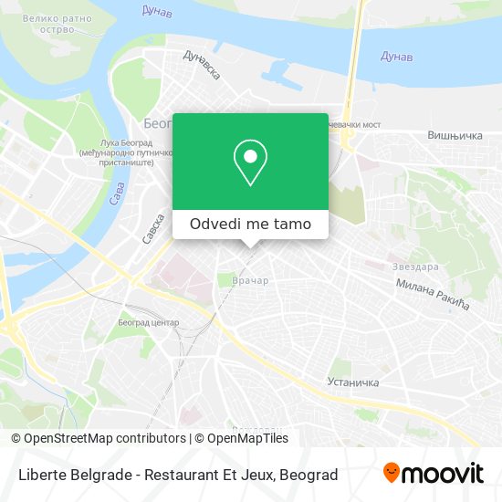 Liberte Belgrade - Restaurant Et Jeux mapa