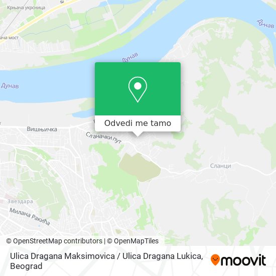 Ulica Dragana Maksimovica / Ulica Dragana Lukica mapa