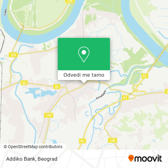 Addiko Bank mapa