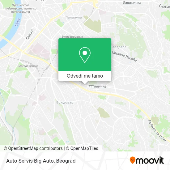 Auto Servis Big Auto mapa