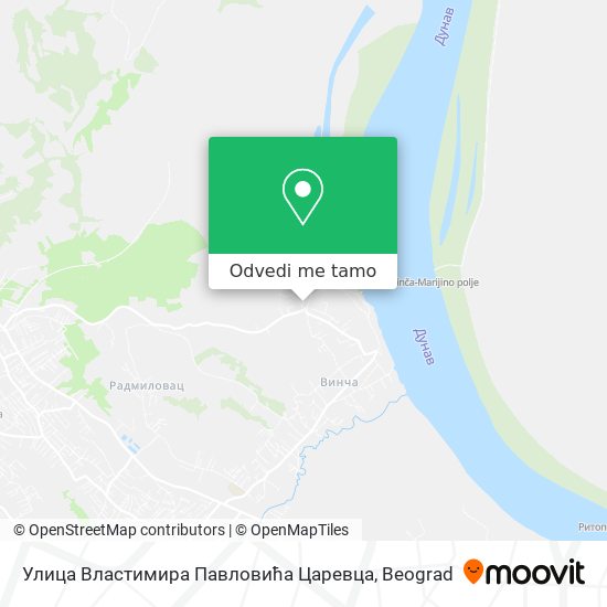 Улица Властимира Павловића Царевца mapa