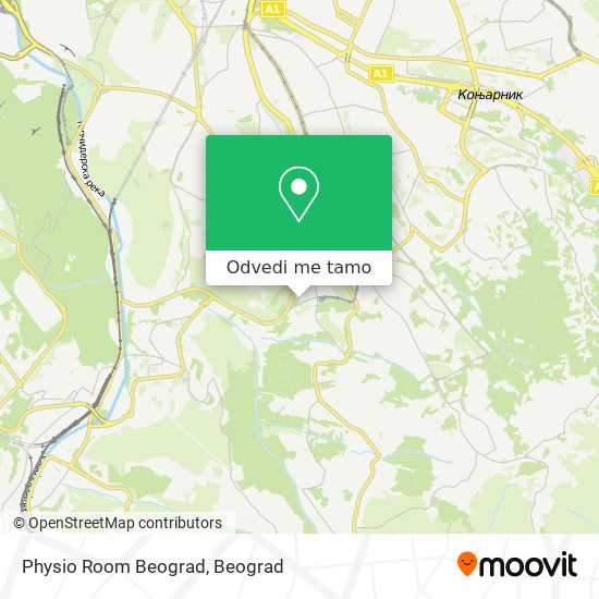 Physio Room Beograd mapa