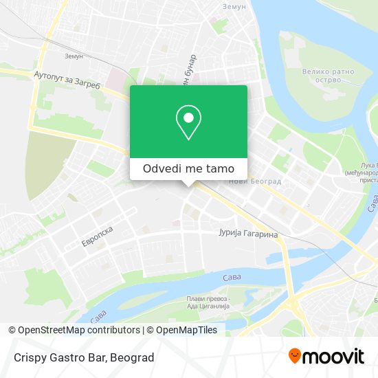 Crispy Gastro Bar mapa