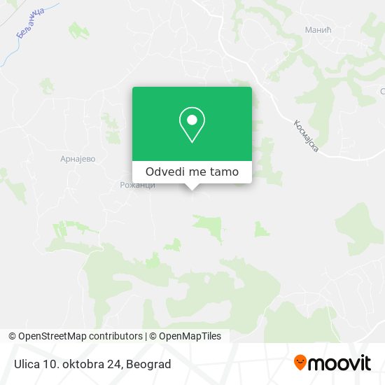 Ulica 10. oktobra 24 mapa