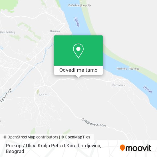 Prokop / Ulica Kralja Petra I Karadjordjevica mapa